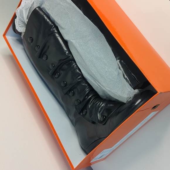 Miz Mooz Women's Size 8 Bloom Boots Black Leather Victorian Steampunk EUC - Picture 13 of 13